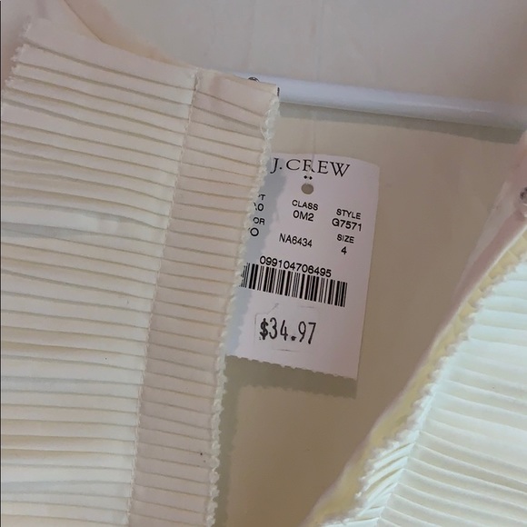 NWT J CREW cream camisole - Picture 2 of 2
